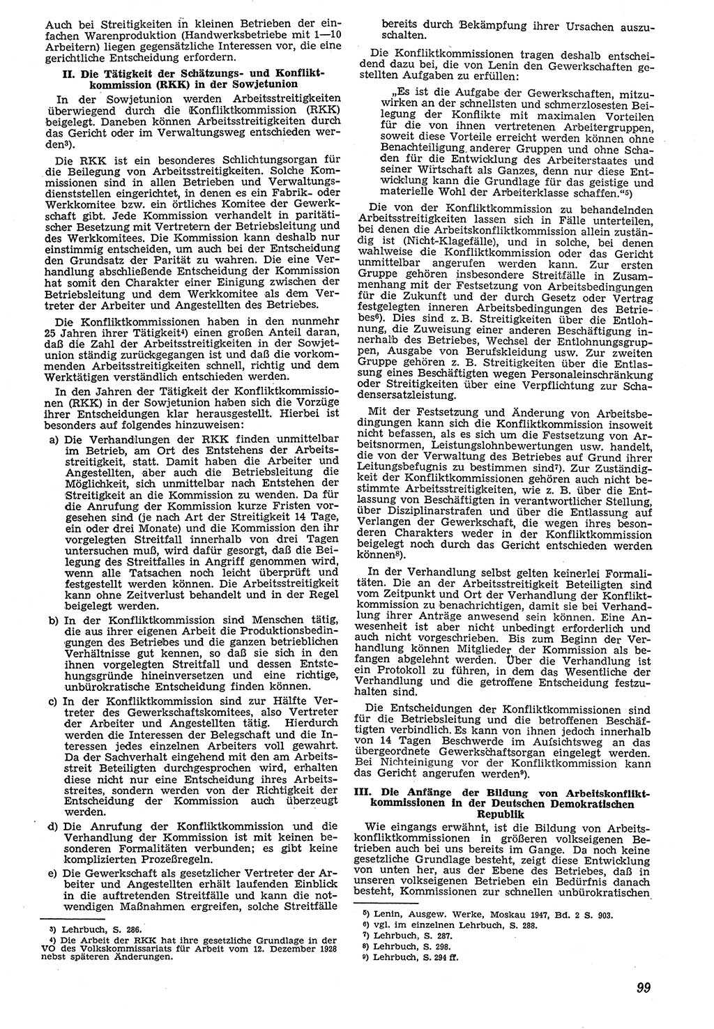 Neue Justiz (NJ), Zeitschrift für Recht und Rechtswissenschaft [Deutsche Demokratische Republik (DDR)], 7. Jahrgang 1953, Seite 99 (NJ DDR 1953, S. 99)