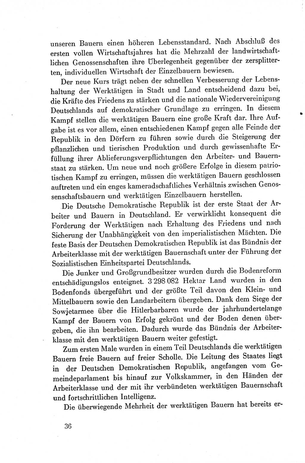 Dokumente der Sozialistischen Einheitspartei Deutschlands (SED) [Deutsche Demokratische Republik (DDR)] 1954-1955, Seite 36 (Dok. SED DDR 1954-1955, S. 36)