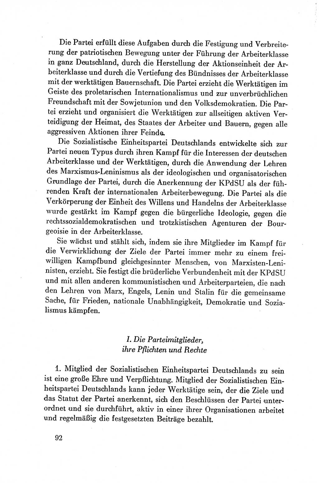 Dokumente der Sozialistischen Einheitspartei Deutschlands (SED) [Deutsche Demokratische Republik (DDR)] 1954-1955, Seite 92 (Dok. SED DDR 1954-1955, S. 92)