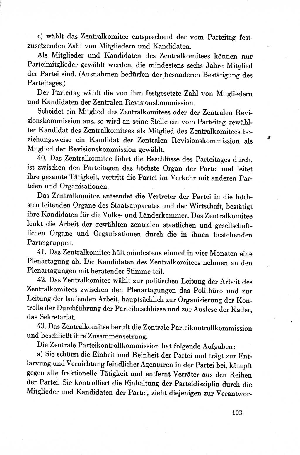 Dokumente der Sozialistischen Einheitspartei Deutschlands (SED) [Deutsche Demokratische Republik (DDR)] 1954-1955, Seite 103 (Dok. SED DDR 1954-1955, S. 103)