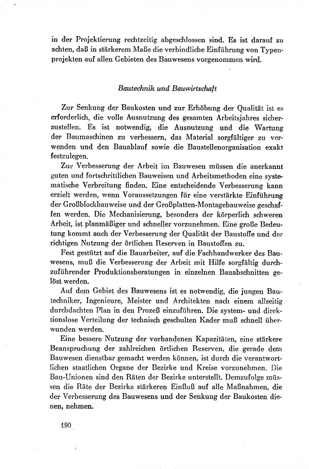 Dokumente der Sozialistischen Einheitspartei Deutschlands (SED) [Deutsche Demokratische Republik (DDR)] 1954-1955, Seite 190 (Dok. SED DDR 1954-1955, S. 190)