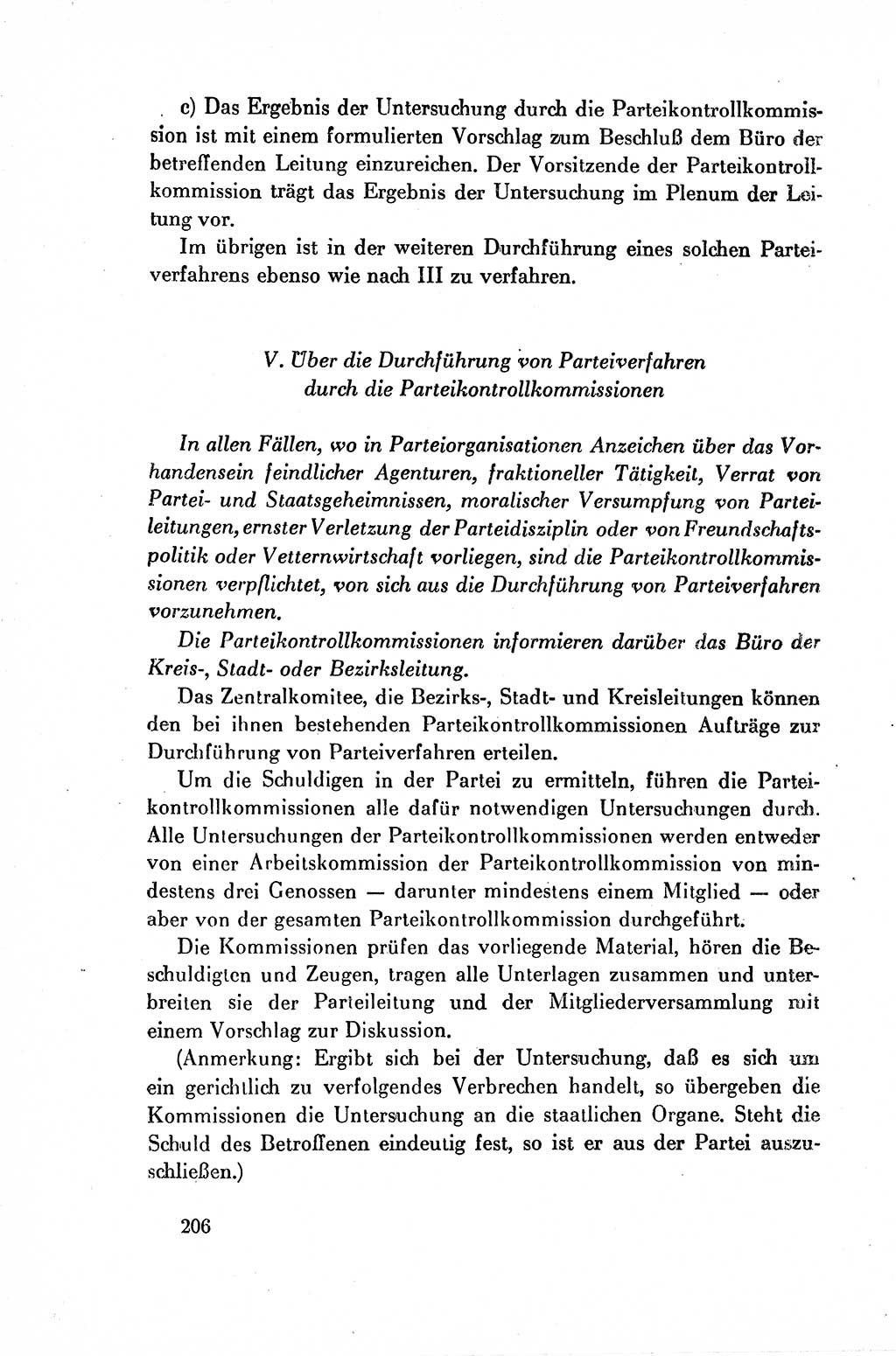 Dokumente der Sozialistischen Einheitspartei Deutschlands (SED) [Deutsche Demokratische Republik (DDR)] 1954-1955, Seite 206 (Dok. SED DDR 1954-1955, S. 206)