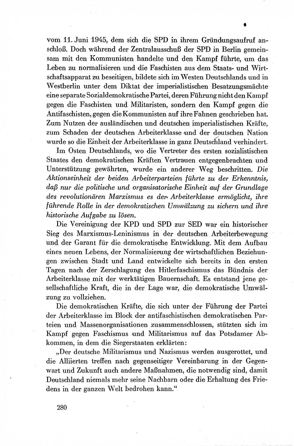 Dokumente der Sozialistischen Einheitspartei Deutschlands (SED) [Deutsche Demokratische Republik (DDR)] 1954-1955, Seite 280 (Dok. SED DDR 1954-1955, S. 280)