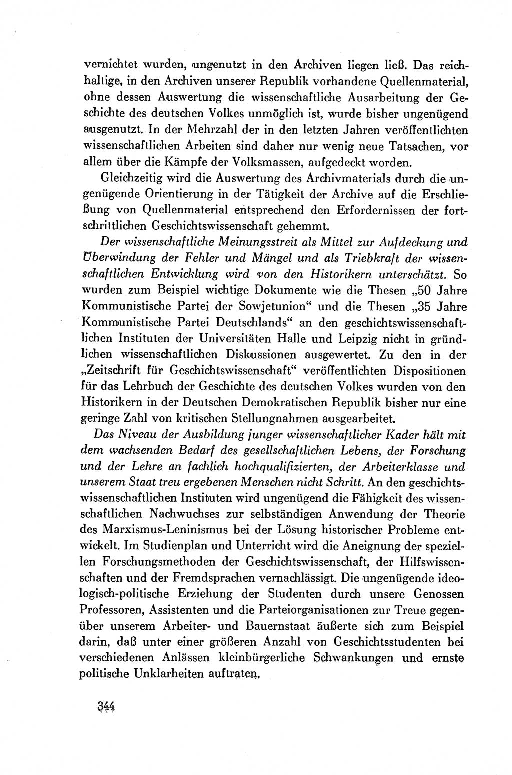 Dokumente der Sozialistischen Einheitspartei Deutschlands (SED) [Deutsche Demokratische Republik (DDR)] 1954-1955, Seite 344 (Dok. SED DDR 1954-1955, S. 344)