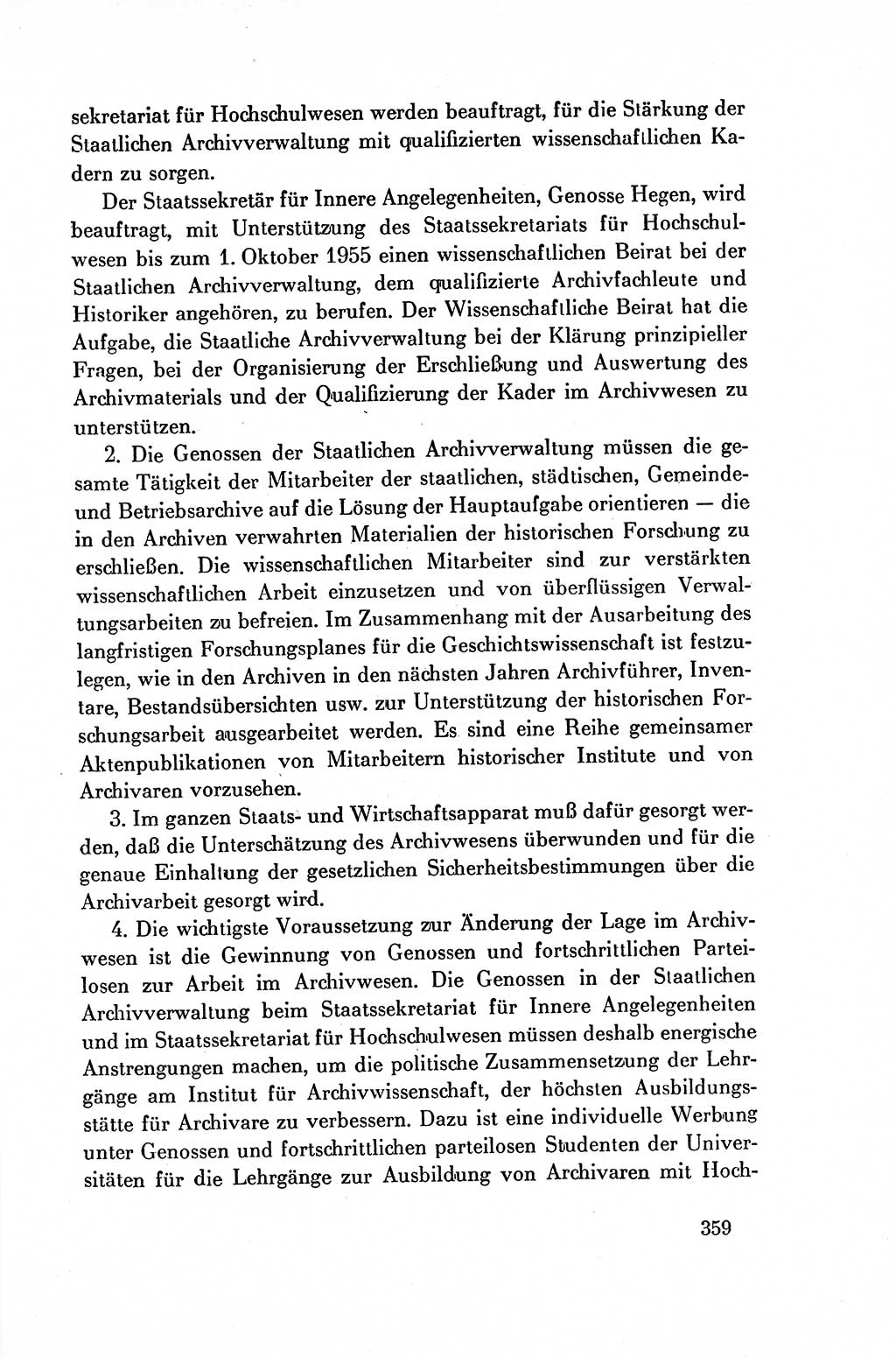 Dokumente der Sozialistischen Einheitspartei Deutschlands (SED) [Deutsche Demokratische Republik (DDR)] 1954-1955, Seite 359 (Dok. SED DDR 1954-1955, S. 359)