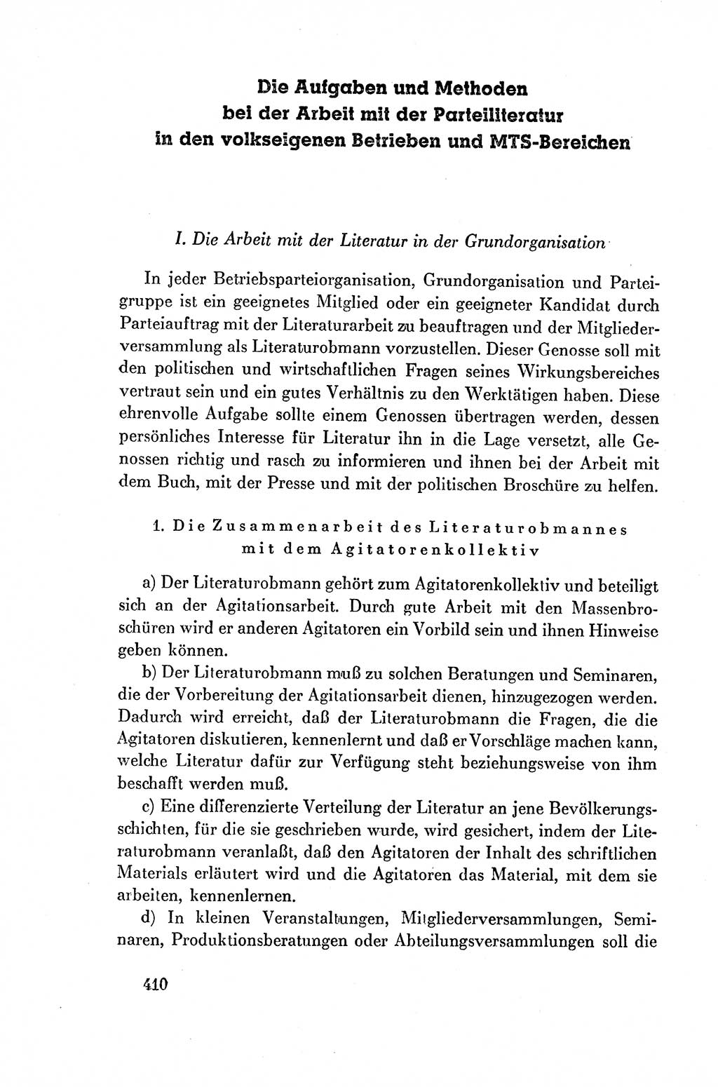 Dokumente der Sozialistischen Einheitspartei Deutschlands (SED) [Deutsche Demokratische Republik (DDR)] 1954-1955, Seite 410 (Dok. SED DDR 1954-1955, S. 410)