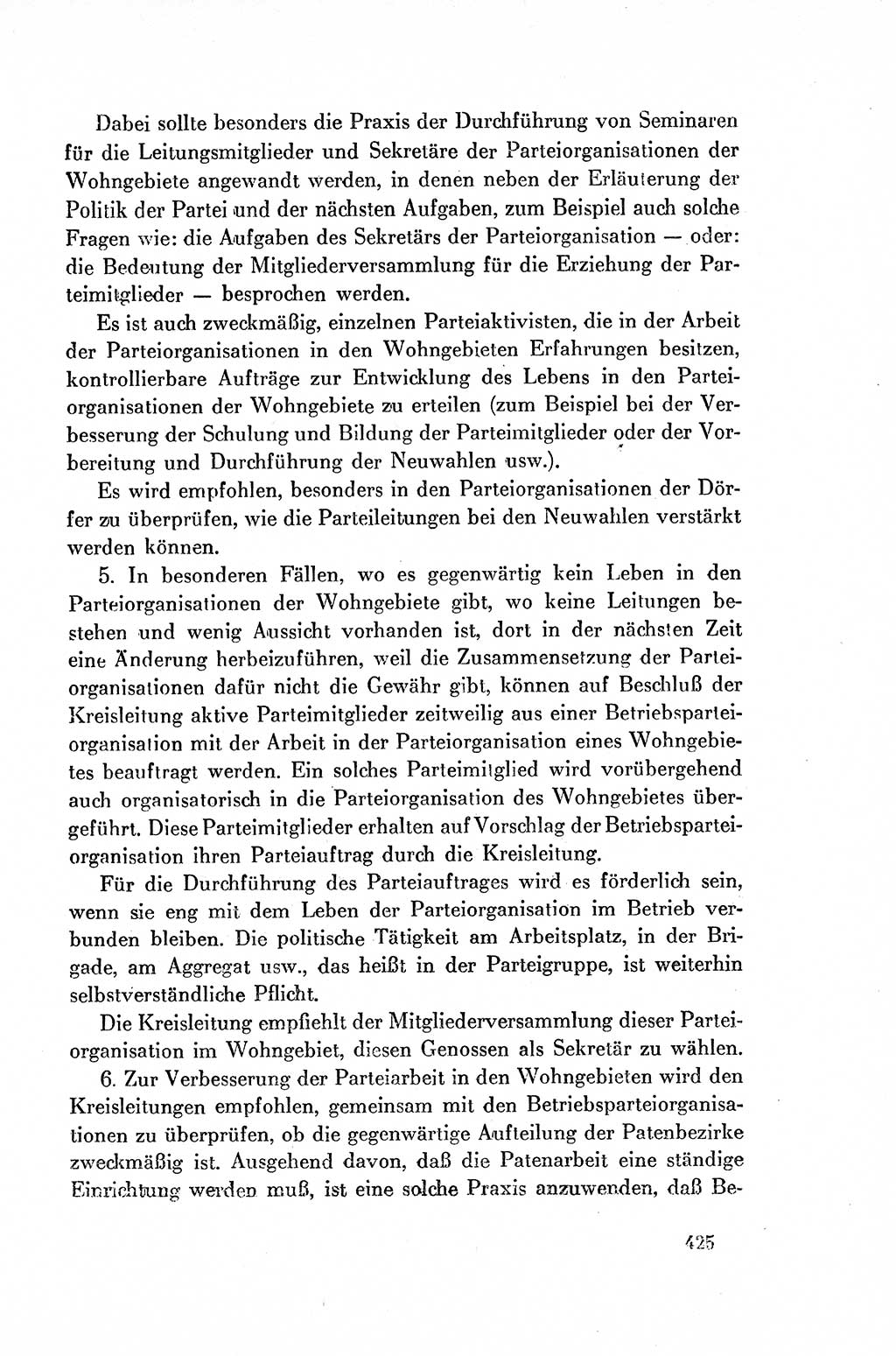 Dokumente der Sozialistischen Einheitspartei Deutschlands (SED) [Deutsche Demokratische Republik (DDR)] 1954-1955, Seite 425 (Dok. SED DDR 1954-1955, S. 425)