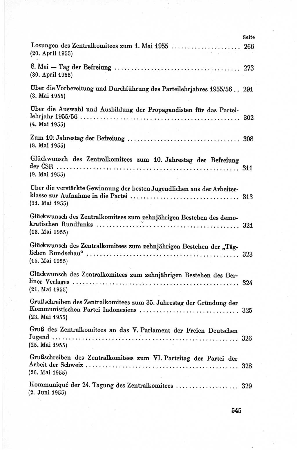 Dokumente der Sozialistischen Einheitspartei Deutschlands (SED) [Deutsche Demokratische Republik (DDR)] 1954-1955, Seite 545 (Dok. SED DDR 1954-1955, S. 545)