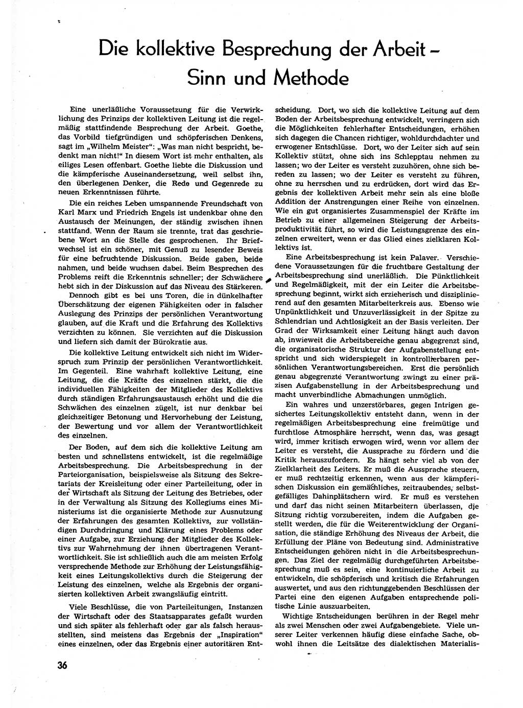 Neuer Weg (NW), Organ des Zentralkomitees (ZK) der SED (Sozialistische Einheitspartei Deutschlands) für alle Parteiarbeiter, 9. Jahrgang [Deutsche Demokratische Republik (DDR)] 1954, Heft 4/36 (NW ZK SED DDR 1954, H. 4/36)