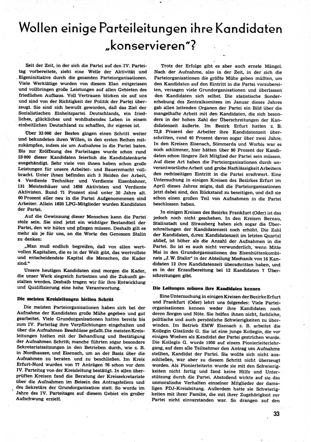 Neuer Weg (NW), Organ des Zentralkomitees (ZK) der SED (Sozialistische Einheitspartei Deutschlands) für alle Parteiarbeiter, 9. Jahrgang [Deutsche Demokratische Republik (DDR)] 1954, Heft 12/33 (NW ZK SED DDR 1954, H. 12/33)