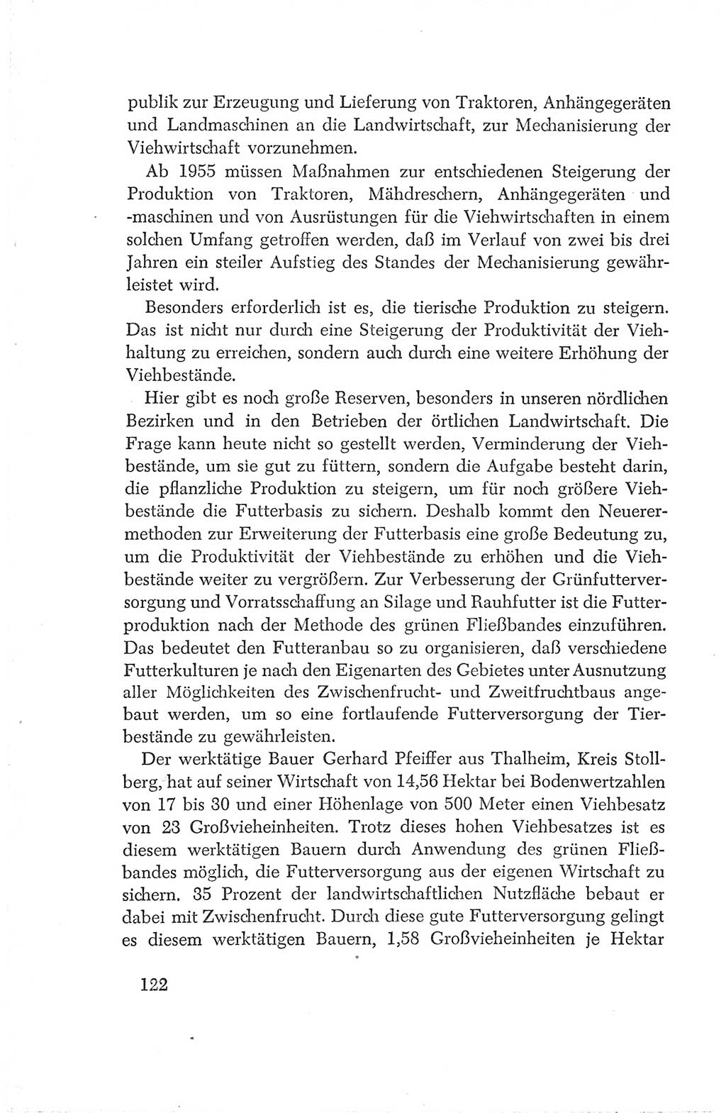 Protokoll der Verhandlungen des Ⅳ. Parteitages der Sozialistischen Einheitspartei Deutschlands (SED) [Deutsche Demokratische Republik (DDR)] 1954, Seite 122