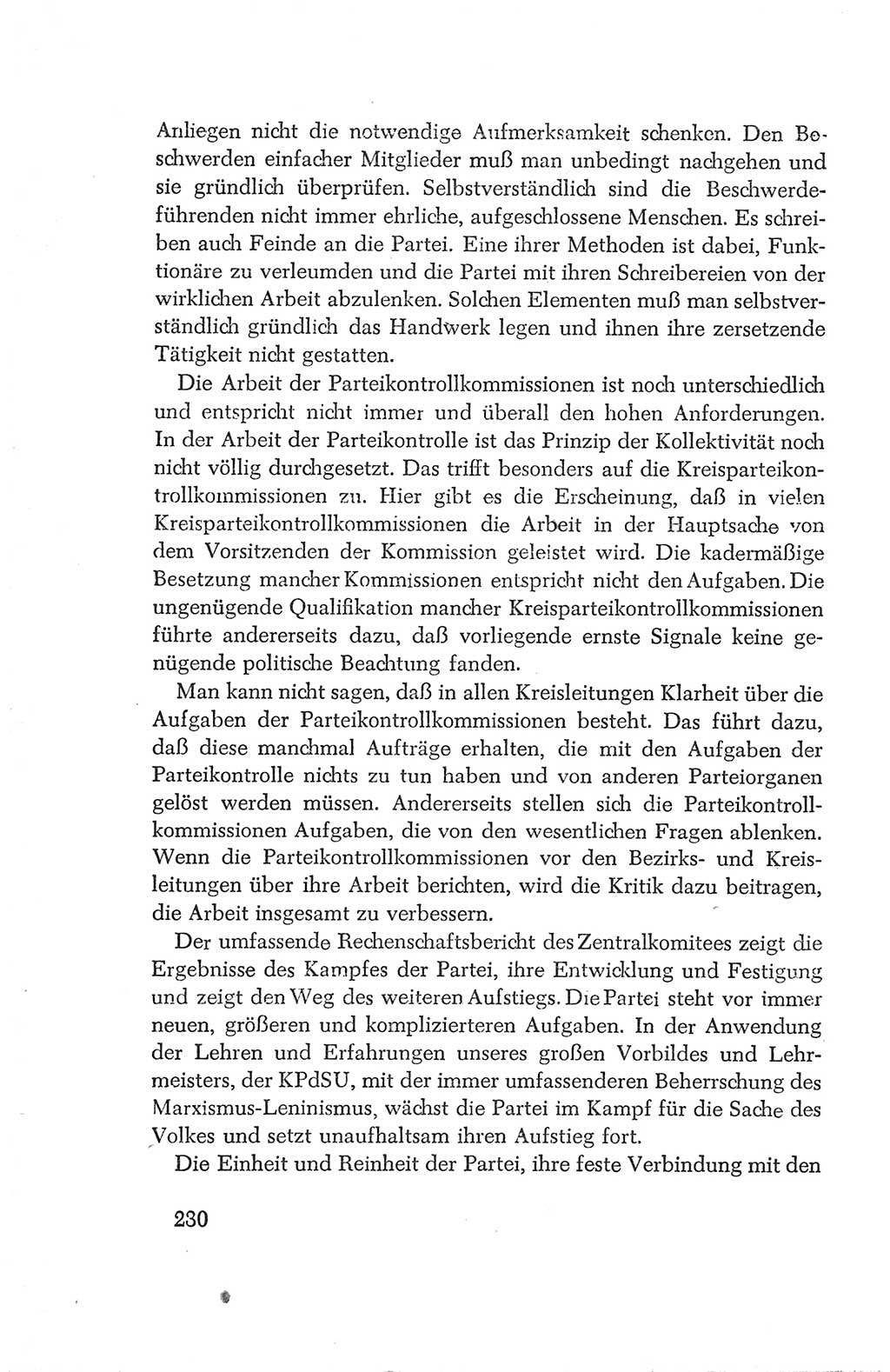 Protokoll der Verhandlungen des Ⅳ. Parteitages der Sozialistischen Einheitspartei Deutschlands (SED) [Deutsche Demokratische Republik (DDR)] 1954, Seite 230