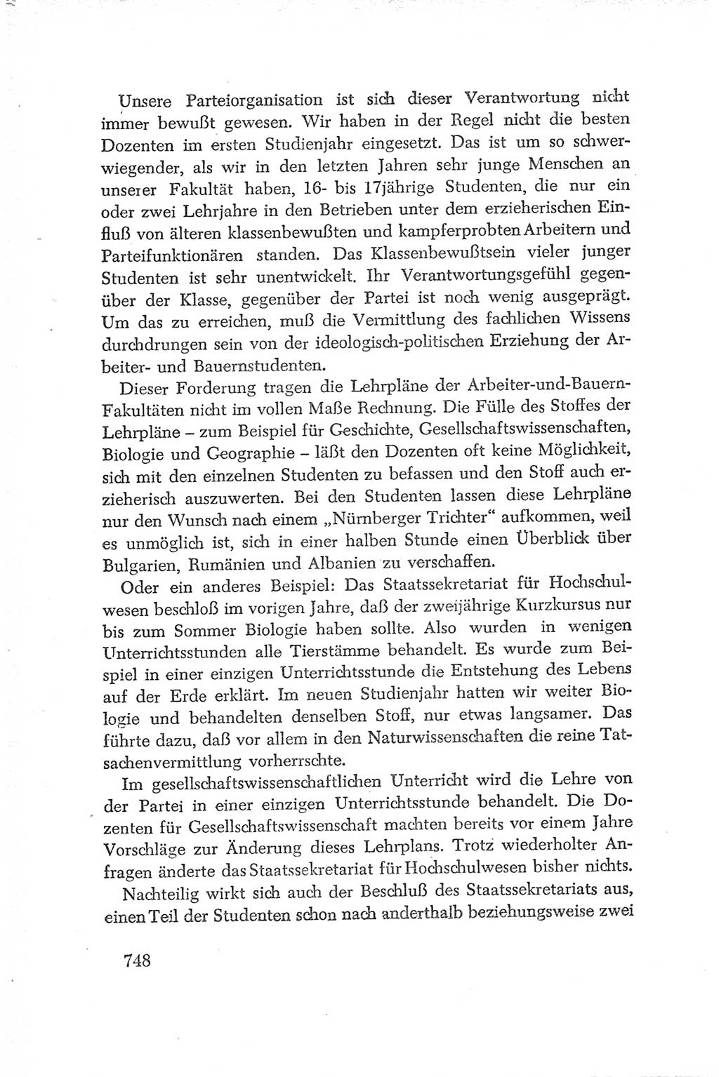 Protokoll der Verhandlungen des Ⅳ. Parteitages der Sozialistischen Einheitspartei Deutschlands (SED) [Deutsche Demokratische Republik (DDR)] 1954, Seite 748