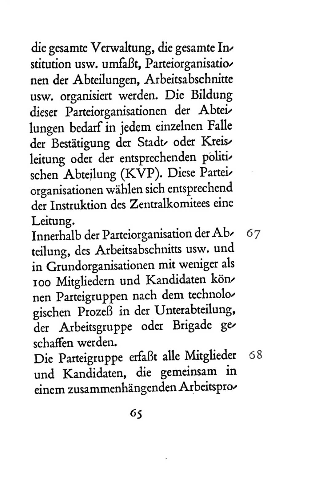 Statut der Sozialistischen Einheitspartei Deutschlands (SED) 1954, Seite 65