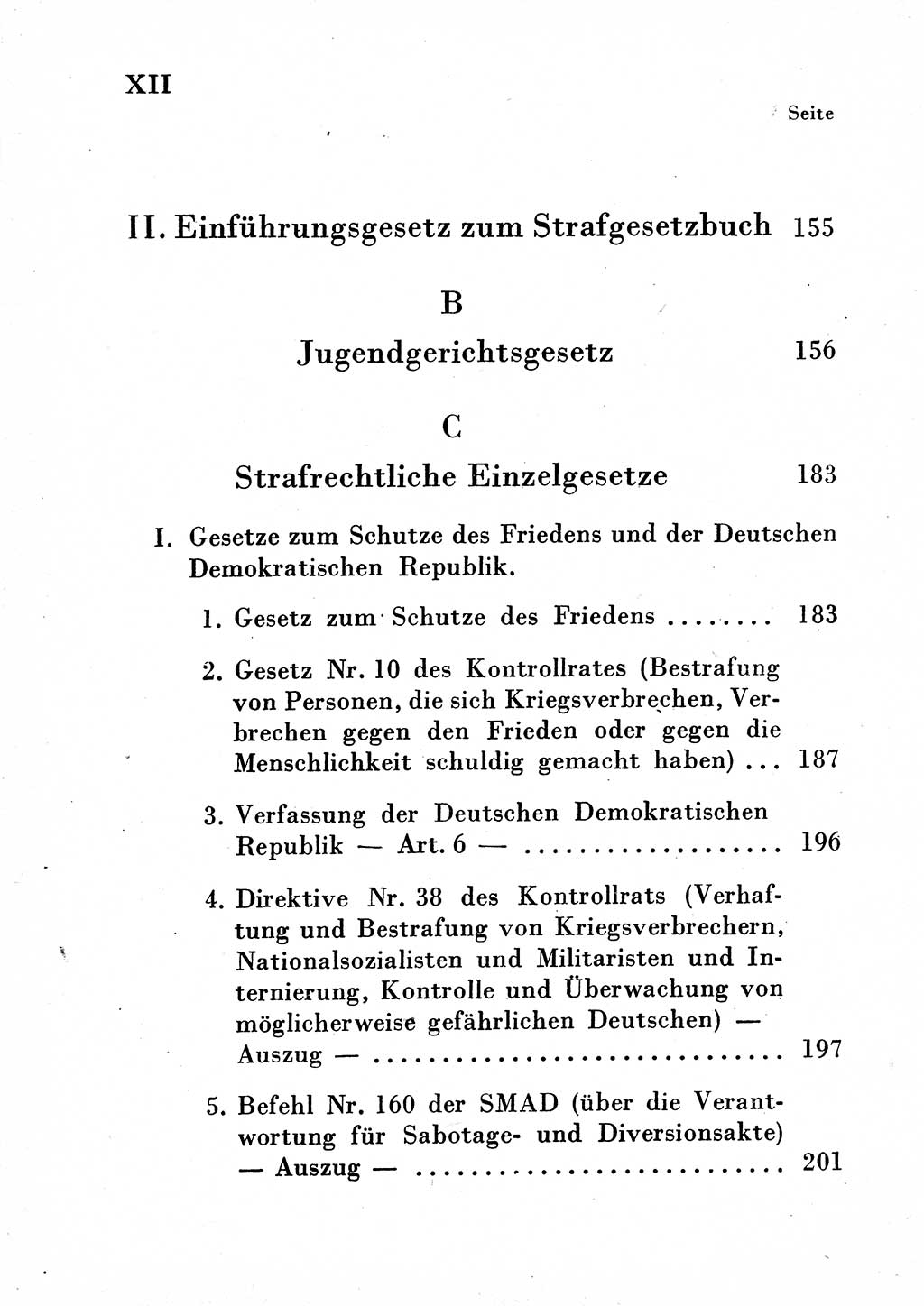 Einleitung Strafgesetzbuch (StGB) und andere Strafgesetze [Deutsche Demokratische Republik (DDR)] 1954, Seite 12 (Einl. StGB Strafges. DDR 1954, S. 12)