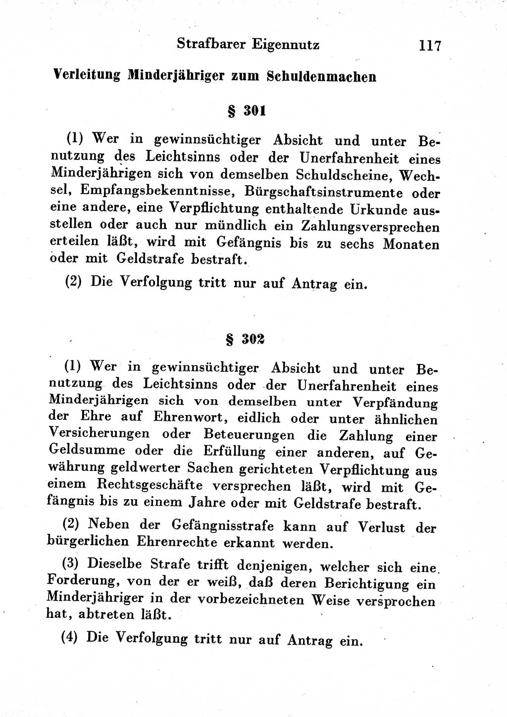 Strafgesetzbuch (StGB) und andere Strafgesetze [Deutsche Demokratische Republik (DDR)] 1954, Seite 117 (StGB Strafges. DDR 1954, S. 117)