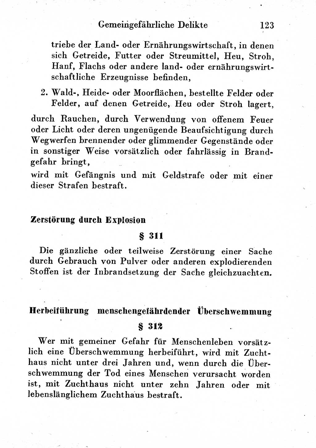 Strafgesetzbuch (StGB) und andere Strafgesetze [Deutsche Demokratische Republik (DDR)] 1954, Seite 123 (StGB Strafges. DDR 1954, S. 123)