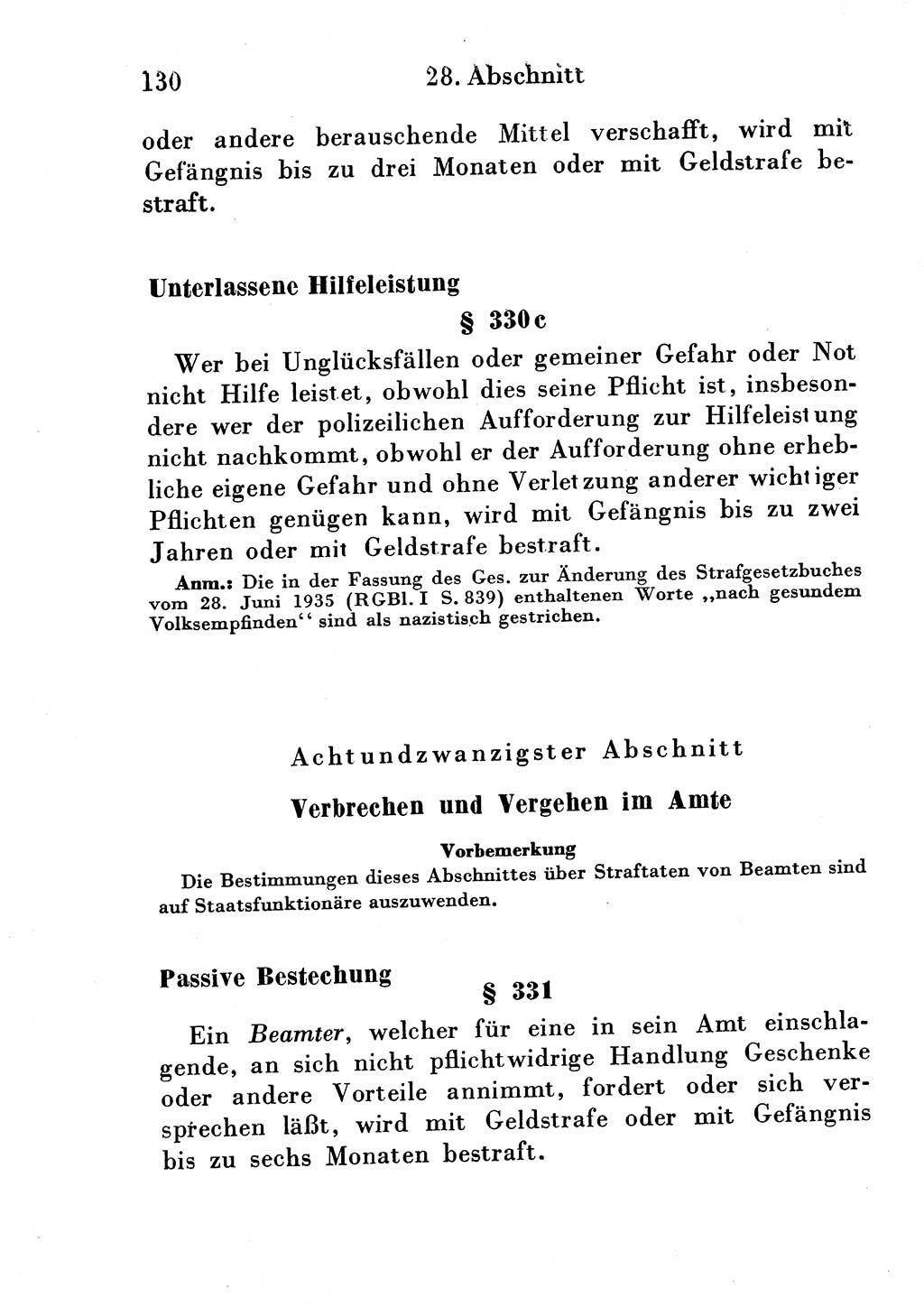 Strafgesetzbuch (StGB) und andere Strafgesetze [Deutsche Demokratische Republik (DDR)] 1954, Seite 130 (StGB Strafges. DDR 1954, S. 130)