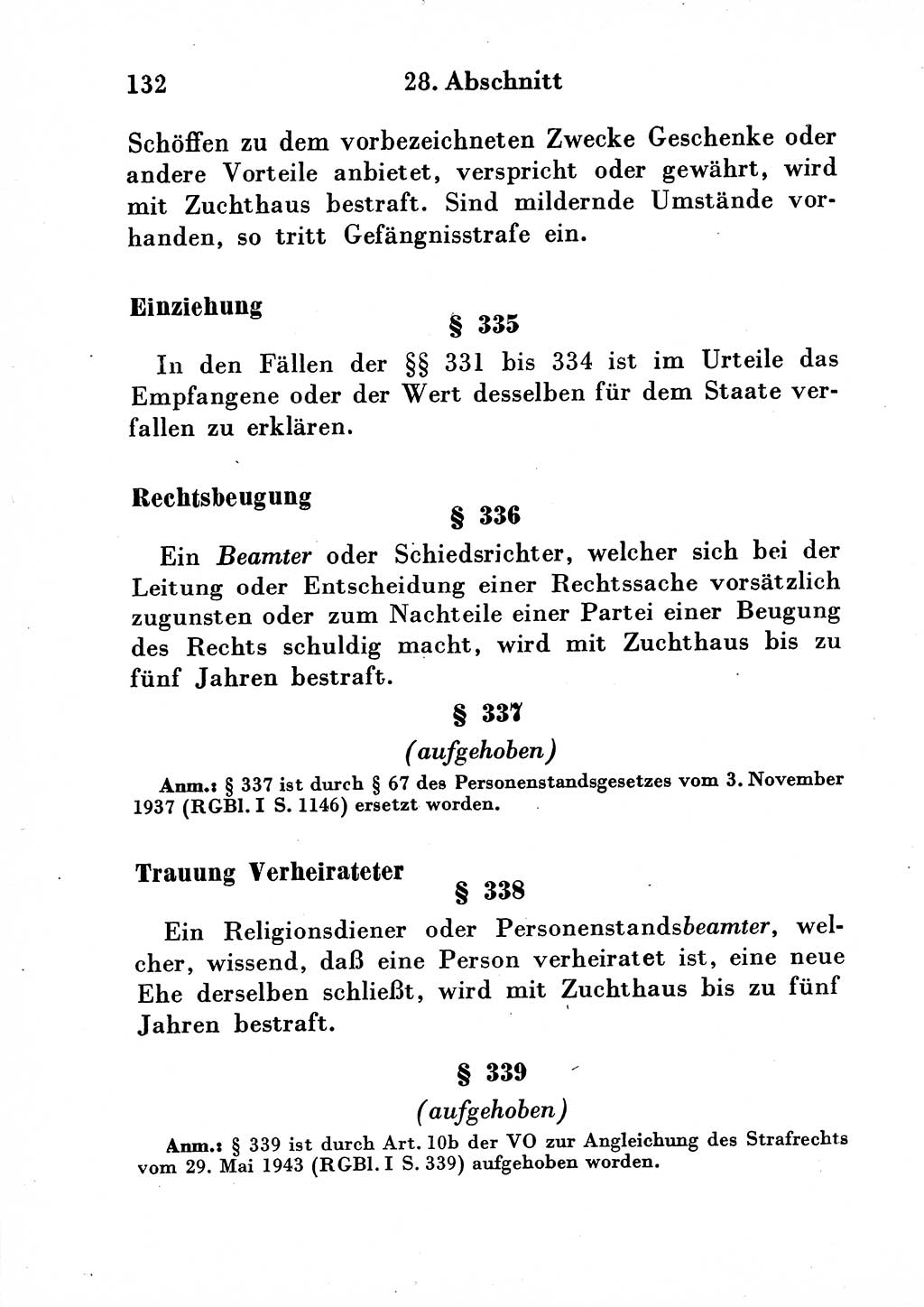 Strafgesetzbuch (StGB) und andere Strafgesetze [Deutsche Demokratische Republik (DDR)] 1954, Seite 132 (StGB Strafges. DDR 1954, S. 132)