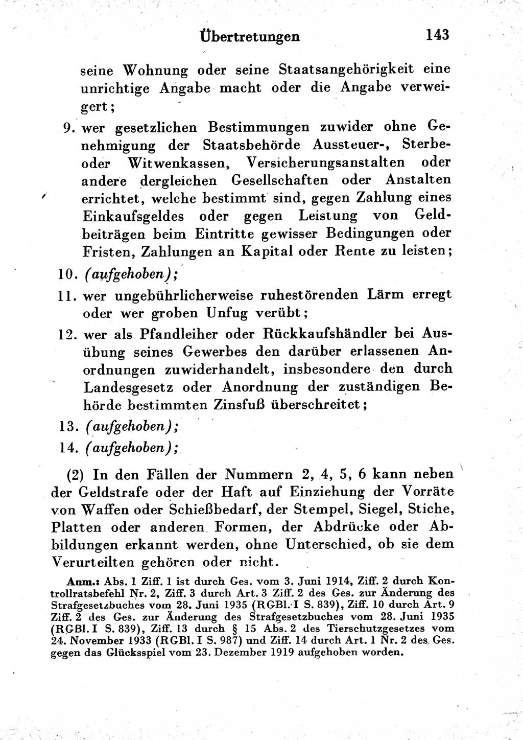 Strafgesetzbuch (StGB) und andere Strafgesetze [Deutsche Demokratische Republik (DDR)] 1954, Seite 143 (StGB Strafges. DDR 1954, S. 143)