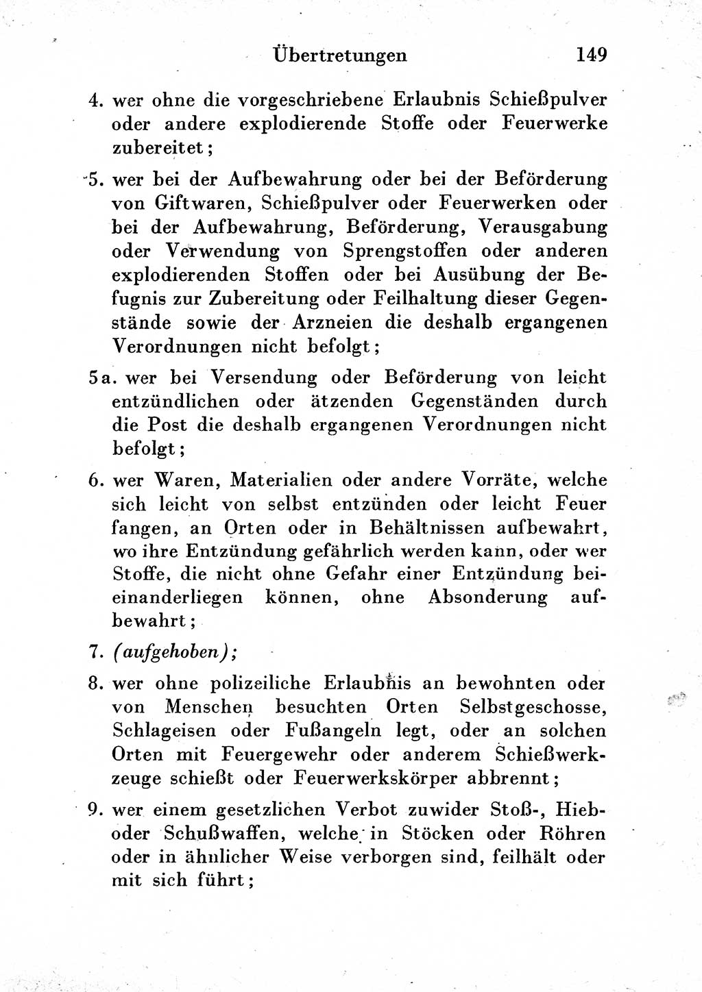 Strafgesetzbuch (StGB) und andere Strafgesetze [Deutsche Demokratische Republik (DDR)] 1954, Seite 149 (StGB Strafges. DDR 1954, S. 149)