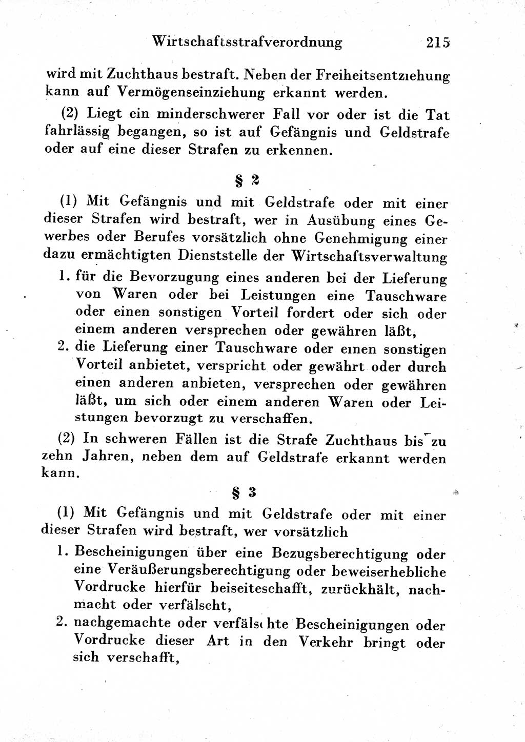 Strafgesetzbuch (StGB) und andere Strafgesetze [Deutsche Demokratische Republik (DDR)] 1954, Seite 215 (StGB Strafges. DDR 1954, S. 215)