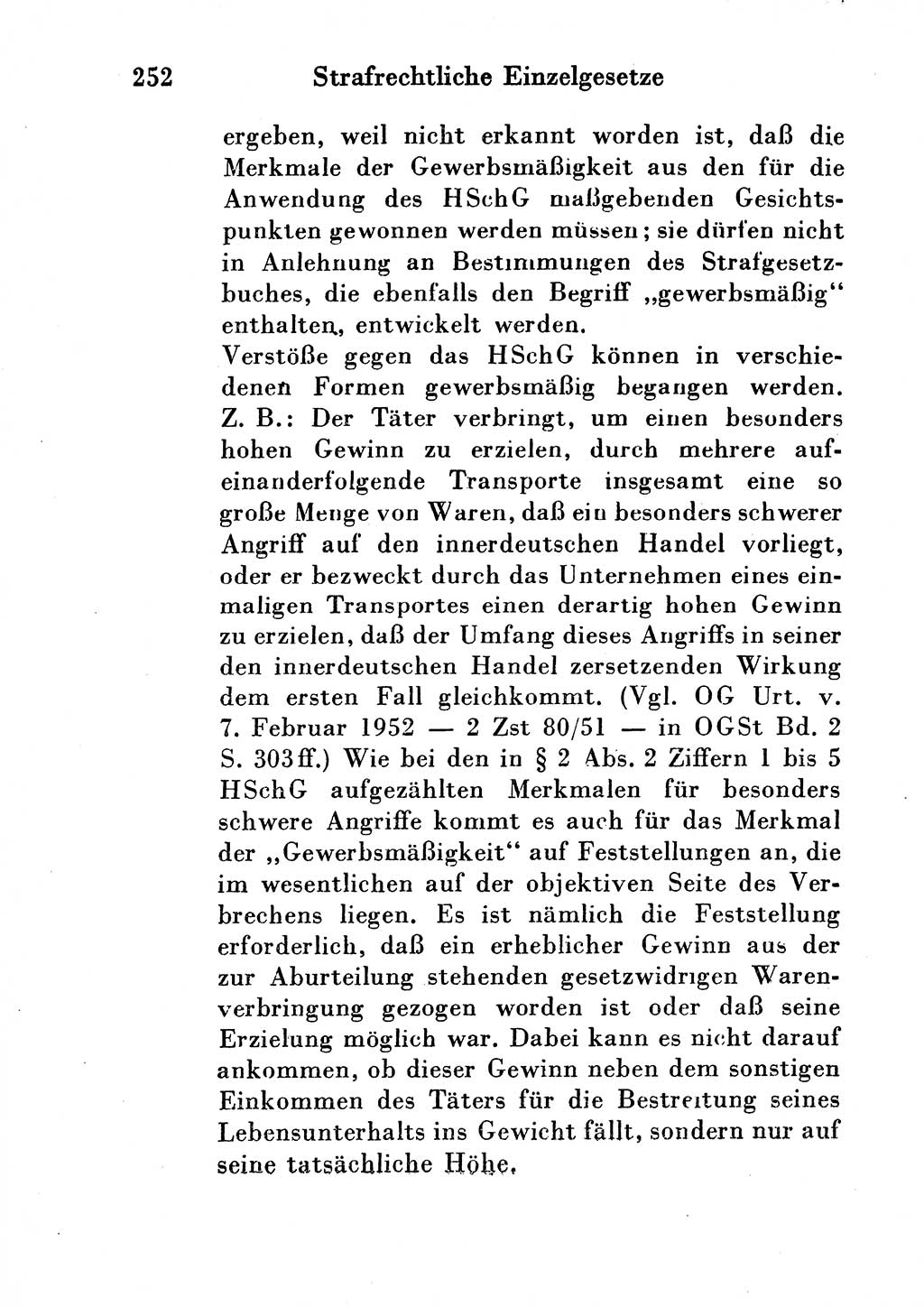 Strafgesetzbuch (StGB) und andere Strafgesetze [Deutsche Demokratische Republik (DDR)] 1954, Seite 252 (StGB Strafges. DDR 1954, S. 252)