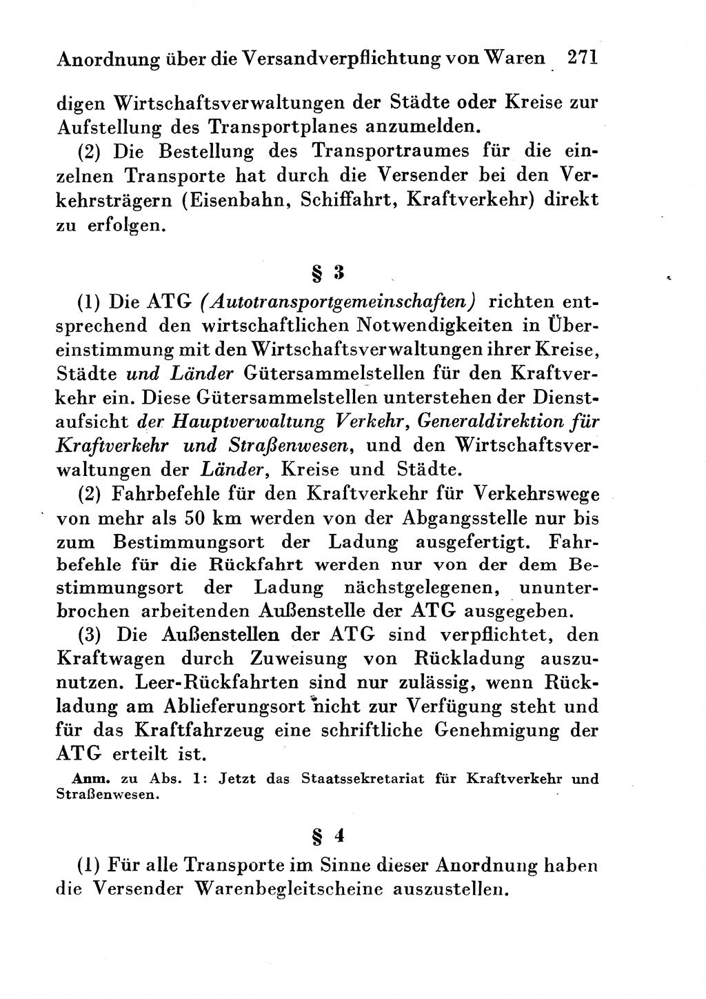 Strafgesetzbuch (StGB) und andere Strafgesetze [Deutsche Demokratische Republik (DDR)] 1954, Seite 271 (StGB Strafges. DDR 1954, S. 271)