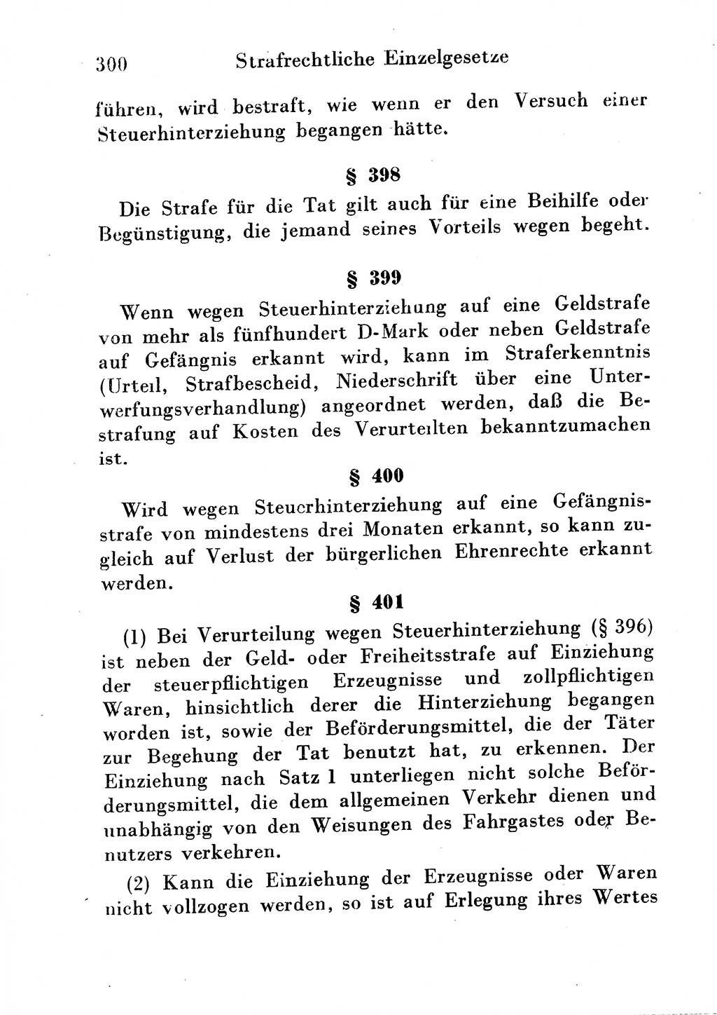 Strafgesetzbuch (StGB) und andere Strafgesetze [Deutsche Demokratische Republik (DDR)] 1954, Seite 300 (StGB Strafges. DDR 1954, S. 300)