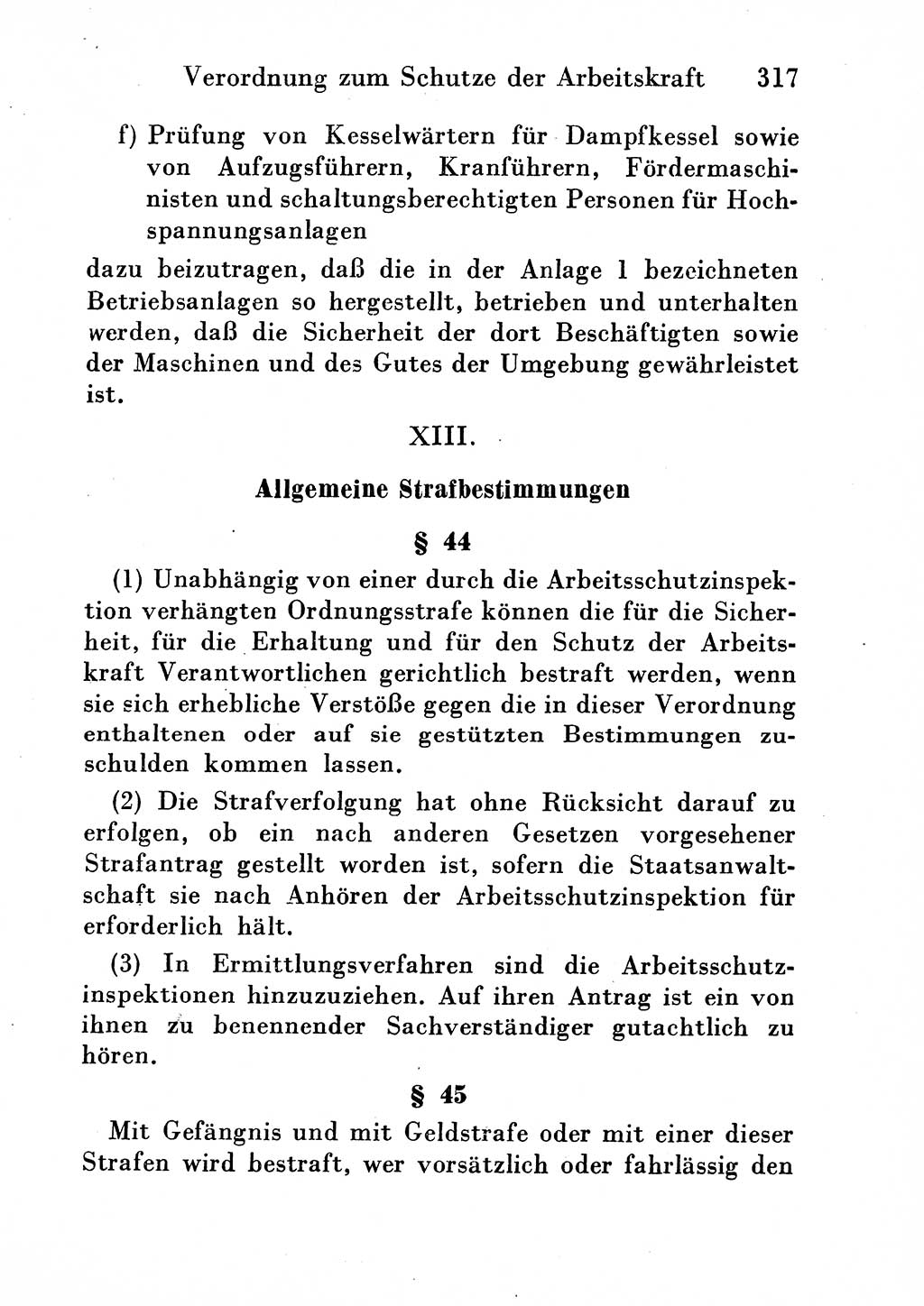 Strafgesetzbuch (StGB) und andere Strafgesetze [Deutsche Demokratische Republik (DDR)] 1954, Seite 317 (StGB Strafges. DDR 1954, S. 317)