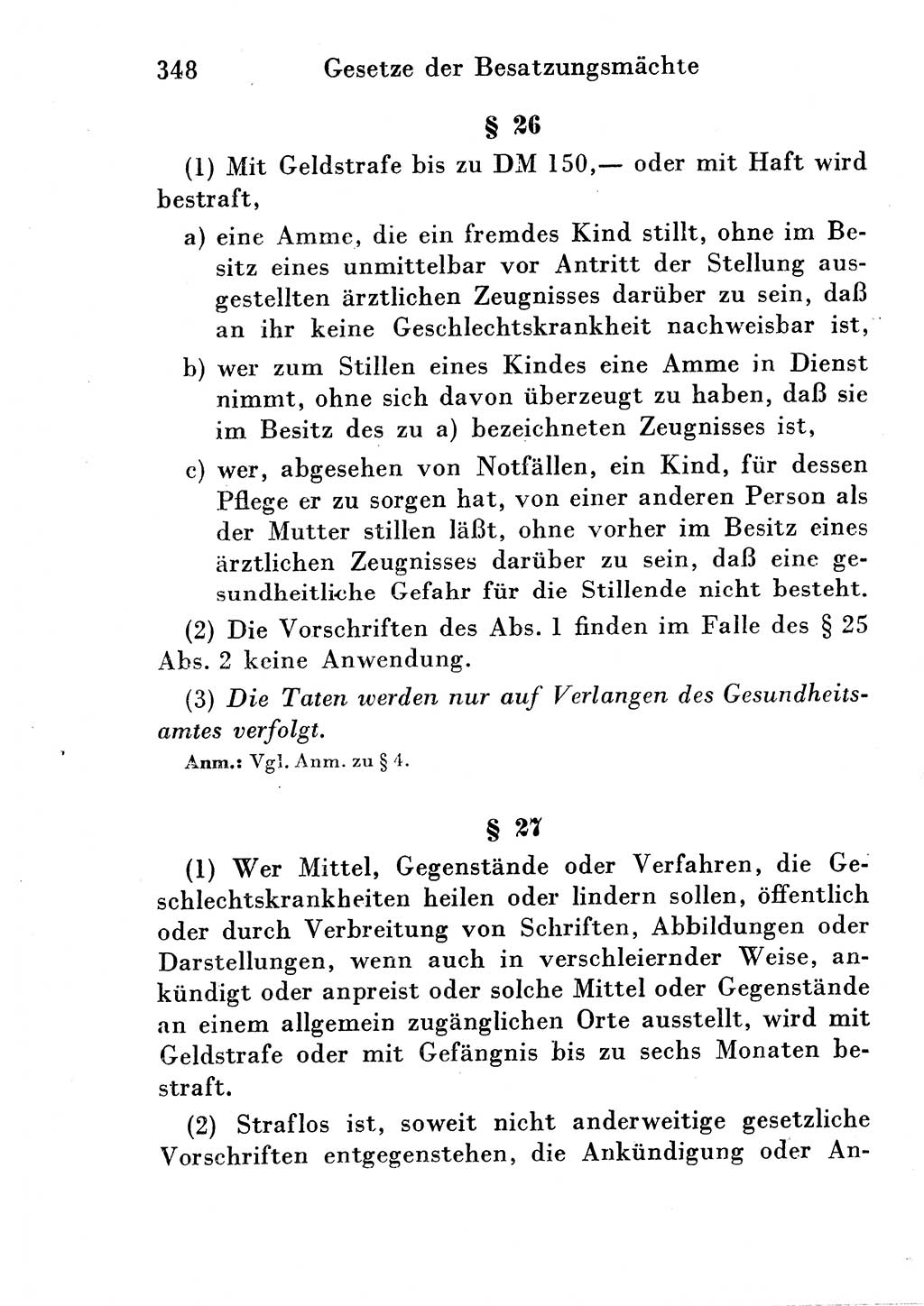Strafgesetzbuch (StGB) und andere Strafgesetze [Deutsche Demokratische Republik (DDR)] 1954, Seite 348 (StGB Strafges. DDR 1954, S. 348)