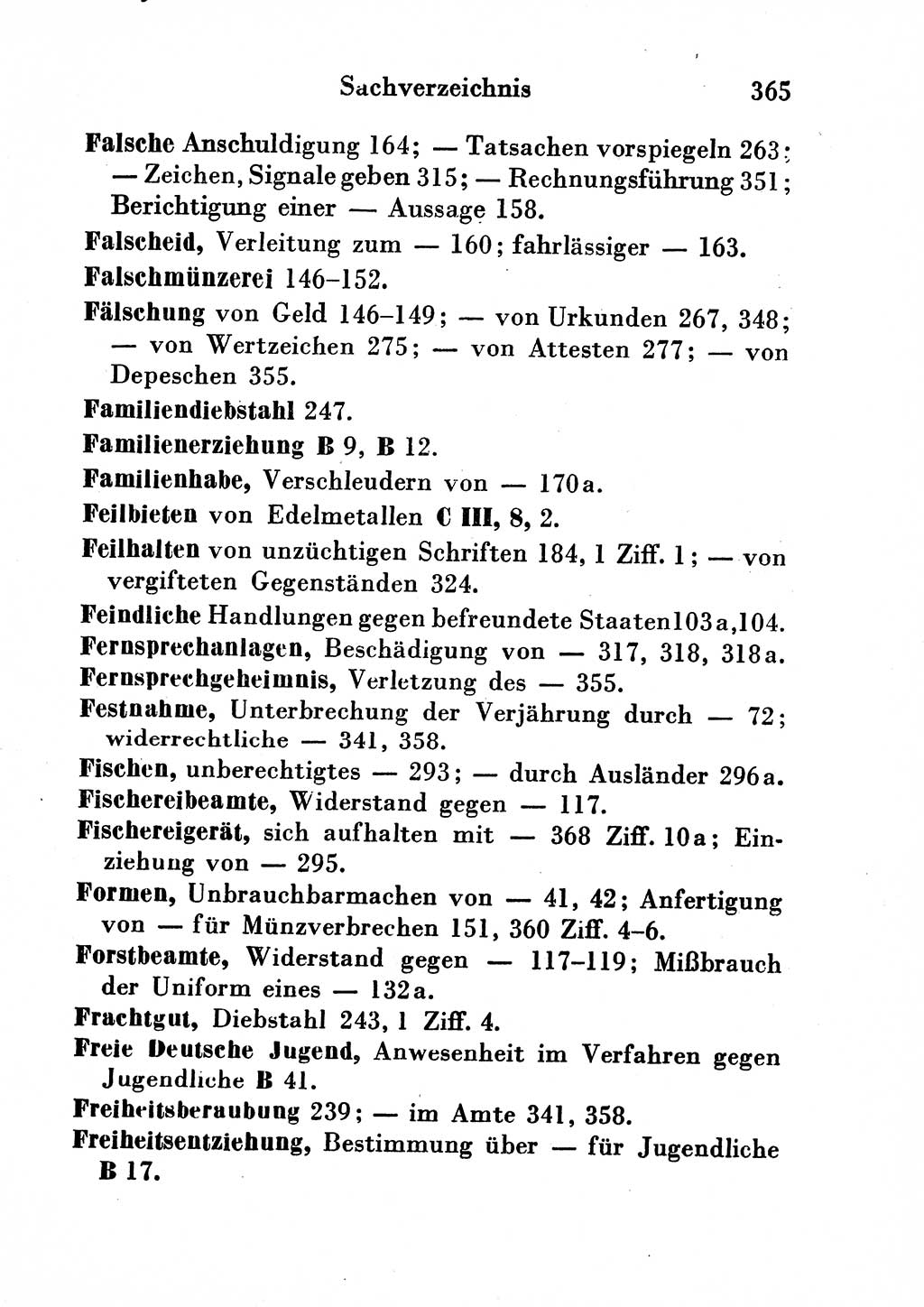 Strafgesetzbuch (StGB) und andere Strafgesetze [Deutsche Demokratische Republik (DDR)] 1954, Seite 365 (StGB Strafges. DDR 1954, S. 365)