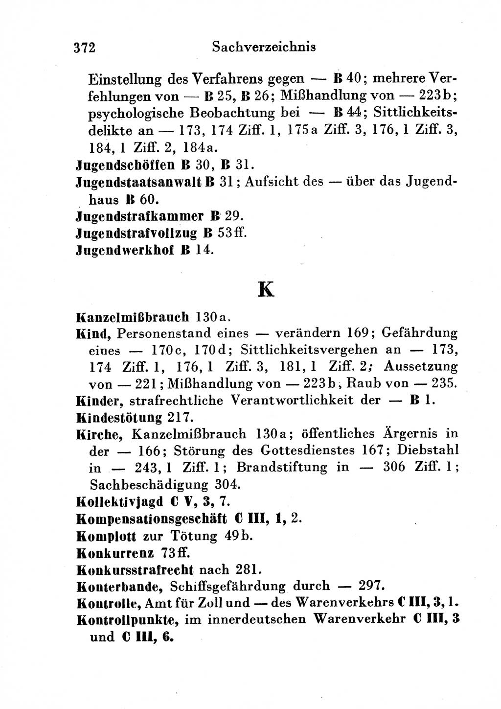 Strafgesetzbuch (StGB) und andere Strafgesetze [Deutsche Demokratische Republik (DDR)] 1954, Seite 372 (StGB Strafges. DDR 1954, S. 372)