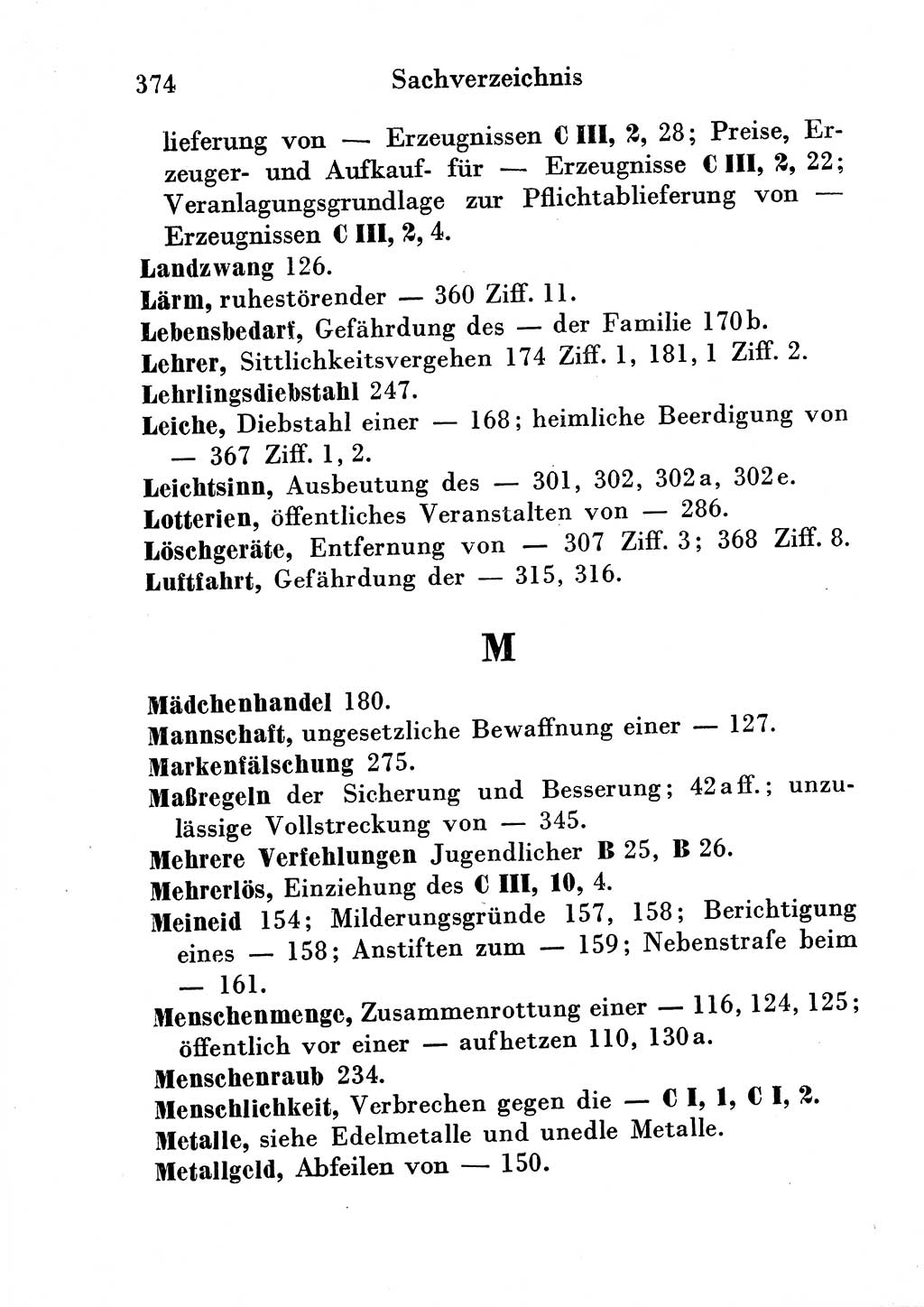 Strafgesetzbuch (StGB) und andere Strafgesetze [Deutsche Demokratische Republik (DDR)] 1954, Seite 374 (StGB Strafges. DDR 1954, S. 374)