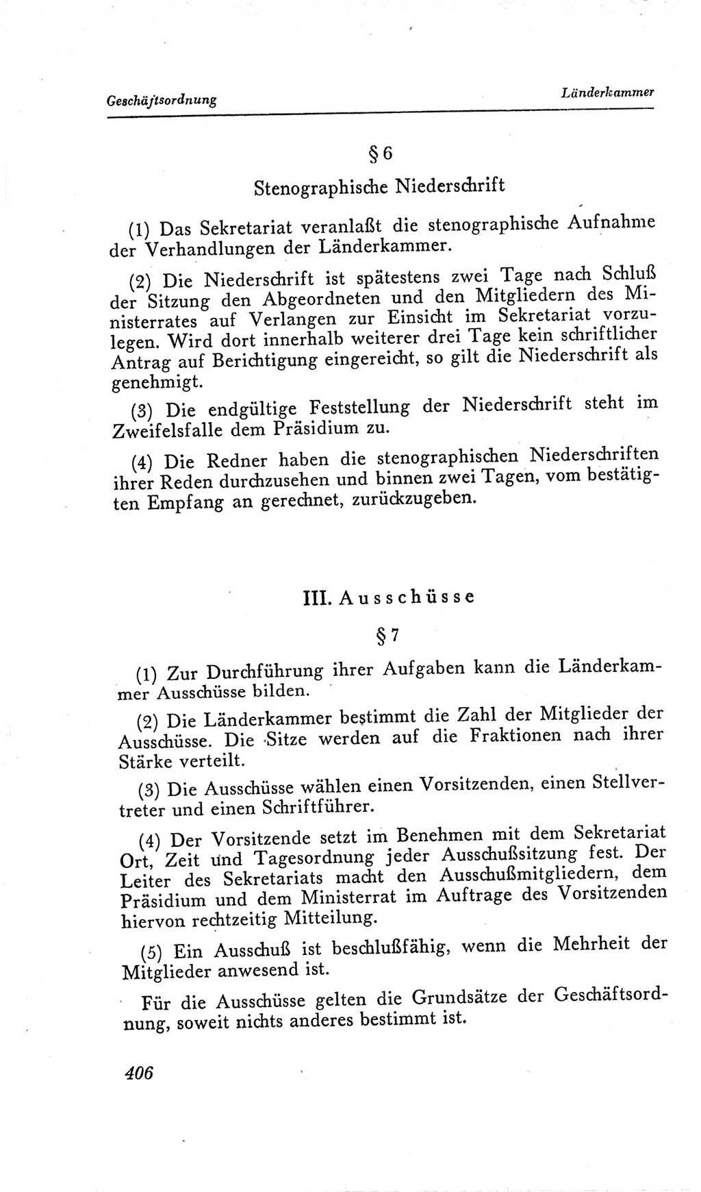 Handbuch der Volkskammer (VK) der Deutschen Demokratischen Republik (DDR), 2. Wahlperiode 1954-1958, Seite 406 (Hdb. VK. DDR, 2. WP. 1954-1958, S. 406)