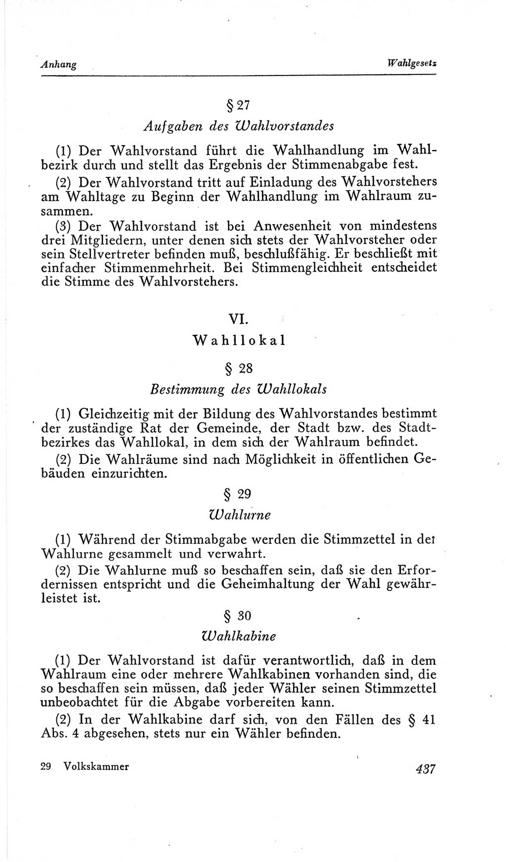 Handbuch der Volkskammer (VK) der Deutschen Demokratischen Republik (DDR), 2. Wahlperiode 1954-1958, Seite 437 (Hdb. VK. DDR, 2. WP. 1954-1958, S. 437)