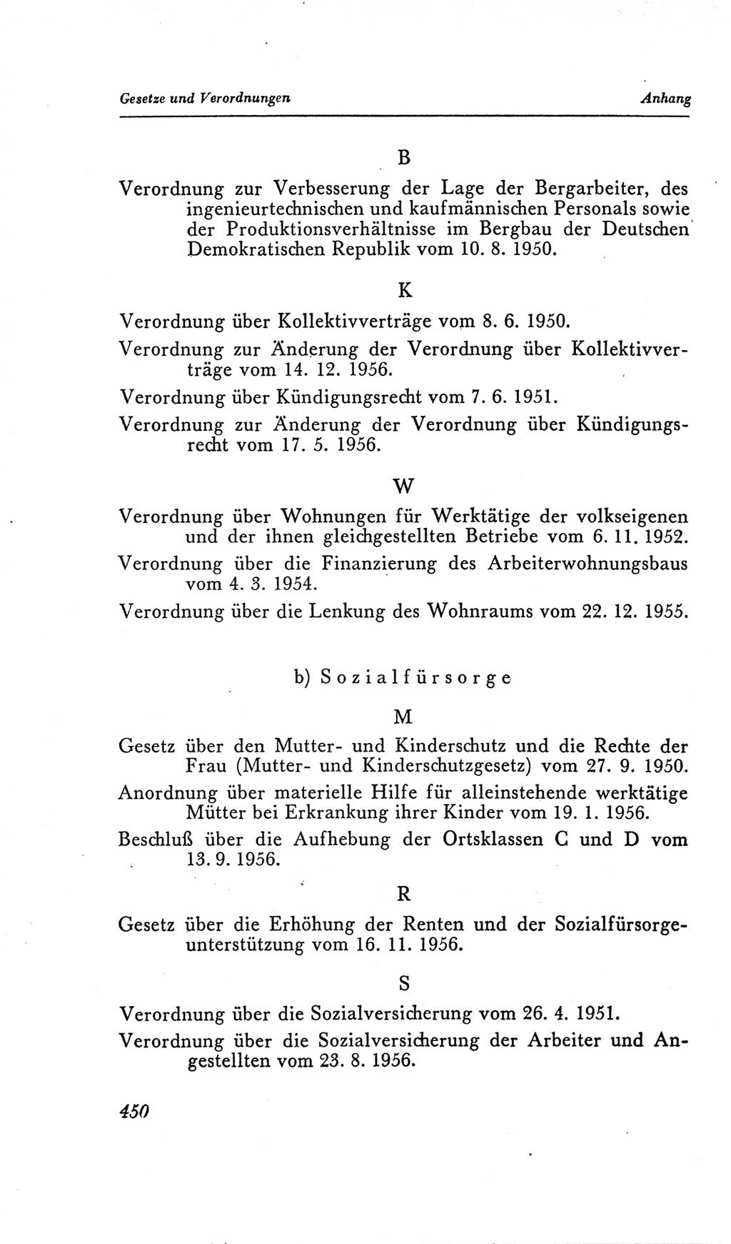 Handbuch der Volkskammer (VK) der Deutschen Demokratischen Republik (DDR), 2. Wahlperiode 1954-1958, Seite 450 (Hdb. VK. DDR, 2. WP. 1954-1958, S. 450)