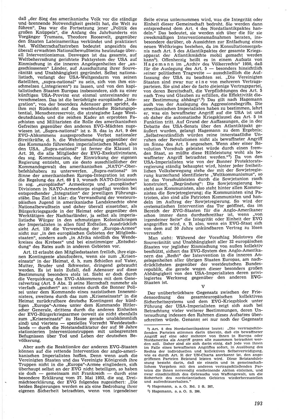 Neue Justiz (NJ), Zeitschrift für Recht und Rechtswissenschaft [Deutsche Demokratische Republik (DDR)], 8. Jahrgang 1954, Seite 193 (NJ DDR 1954, S. 193)