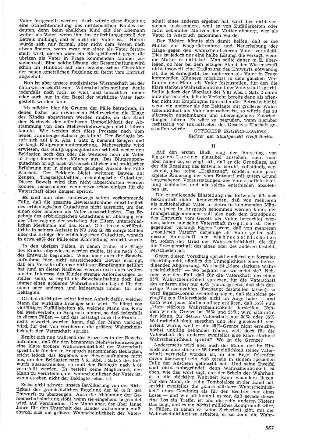 Neue Justiz (NJ), Zeitschrift für Recht und Rechtswissenschaft [Deutsche Demokratische Republik (DDR)], 8. Jahrgang 1954, Seite 567 (NJ DDR 1954, S. 567)