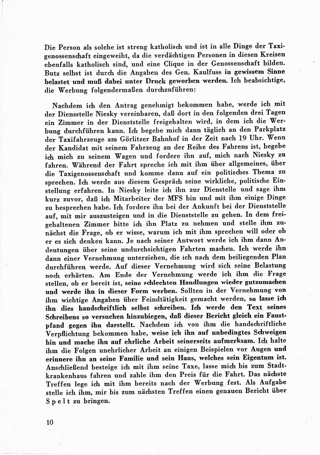 Dokumente des Unrechts, das SED-Regime [Deutsche Demokratische Republik (DDR)] in der Praxis, neue Folge, herausgegeben vom Bundesministerium für gesamtdeutsche Fragen (BMG) [Bundesrepublik Deutschland (BRD)], Bonn 1955, Seite 10 (Dok. UnR. SED-Reg. DDR BMG BRD 1955, S. 10)