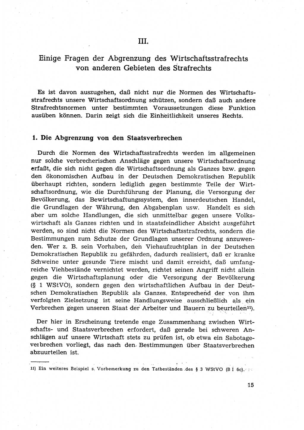 Materialien zum Strafrecht, Besonderer Teil [Deutsche Demokratische Republik (DDR)] 1955, Seite 15 (Mat. Strafr. BT DDR 1955, S. 15)