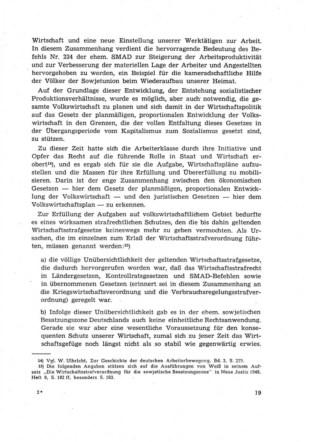 Materialien zum Strafrecht, Besonderer Teil [Deutsche Demokratische Republik (DDR)] 1955, Seite 19 (Mat. Strafr. BT DDR 1955, S. 19)