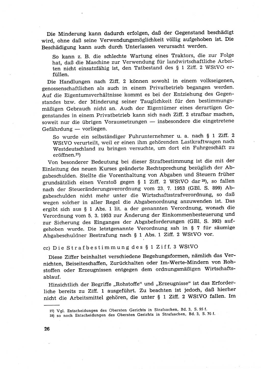 Materialien zum Strafrecht, Besonderer Teil [Deutsche Demokratische Republik (DDR)] 1955, Seite 26 (Mat. Strafr. BT DDR 1955, S. 26)