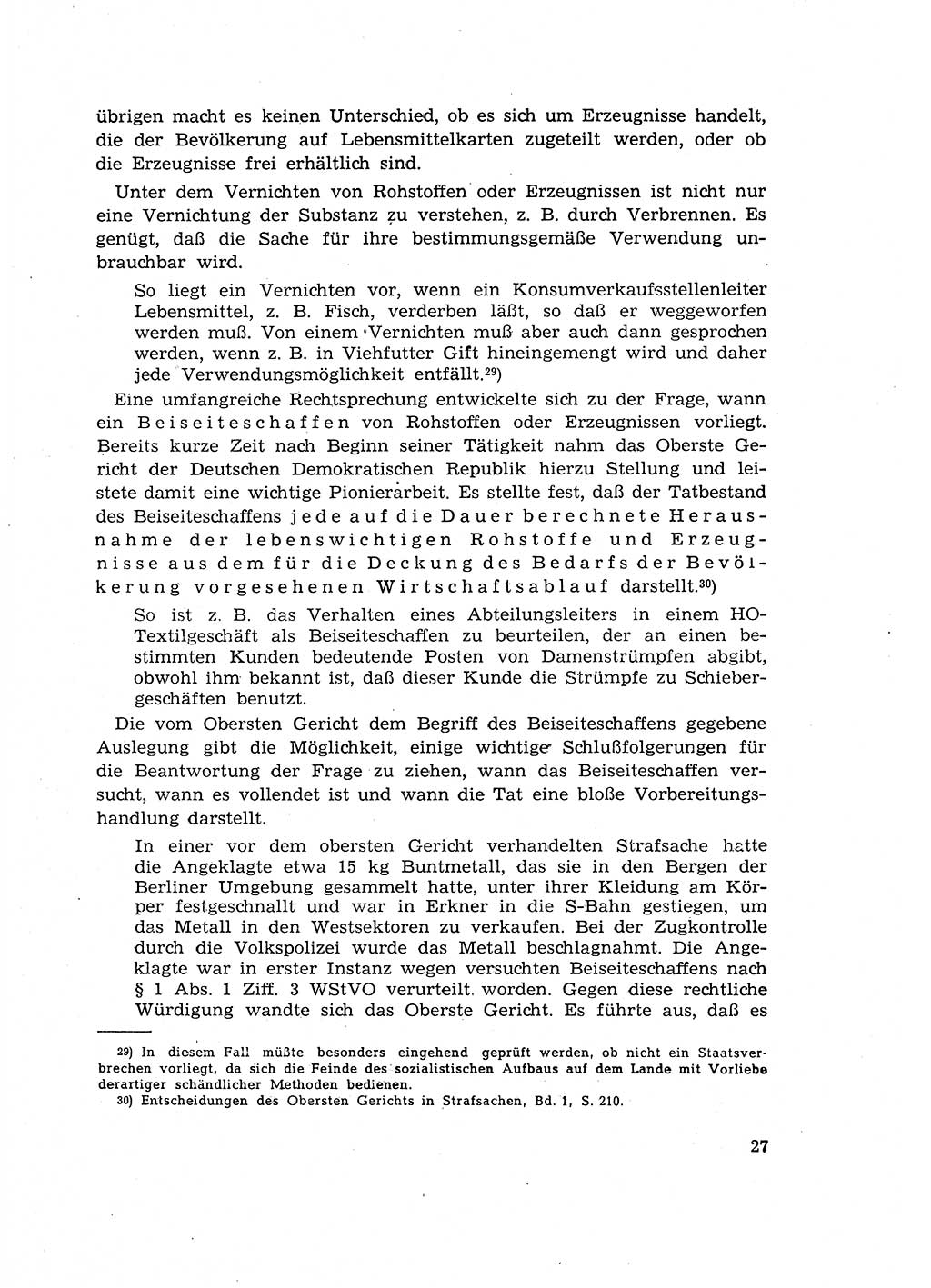 Materialien zum Strafrecht, Besonderer Teil [Deutsche Demokratische Republik (DDR)] 1955, Seite 27 (Mat. Strafr. BT DDR 1955, S. 27)