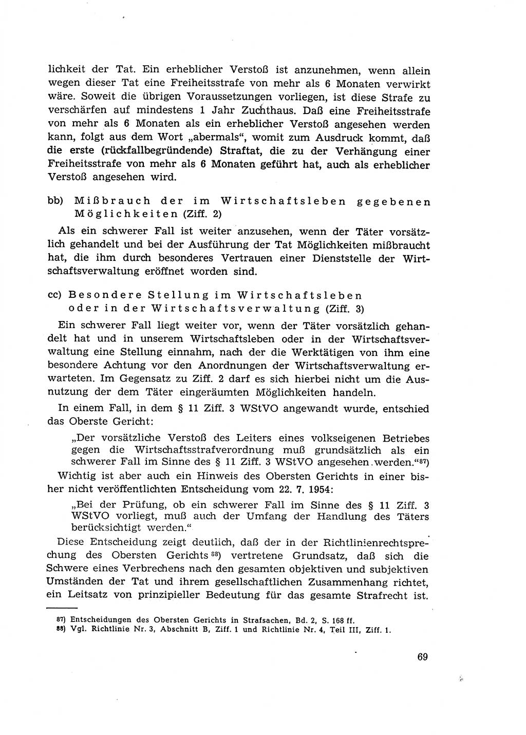 Materialien zum Strafrecht, Besonderer Teil [Deutsche Demokratische Republik (DDR)] 1955, Seite 69 (Mat. Strafr. BT DDR 1955, S. 69)