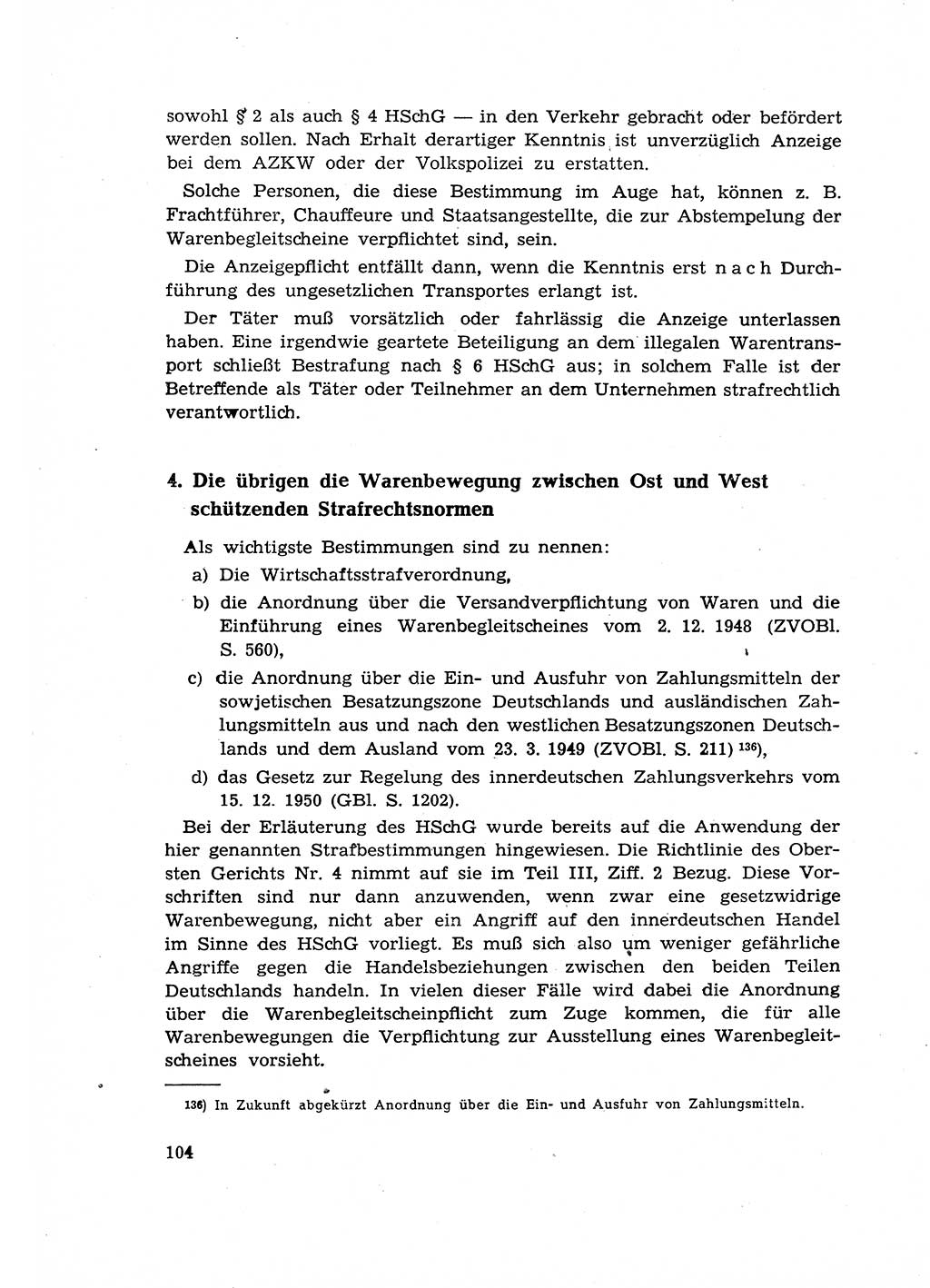 Materialien zum Strafrecht, Besonderer Teil [Deutsche Demokratische Republik (DDR)] 1955, Seite 104 (Mat. Strafr. BT DDR 1955, S. 104)