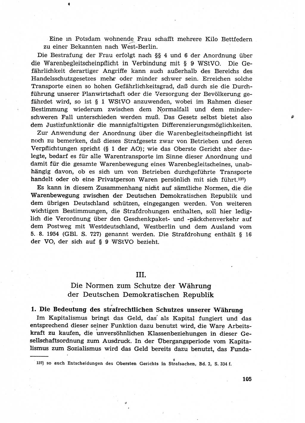 Materialien zum Strafrecht, Besonderer Teil [Deutsche Demokratische Republik (DDR)] 1955, Seite 105 (Mat. Strafr. BT DDR 1955, S. 105)