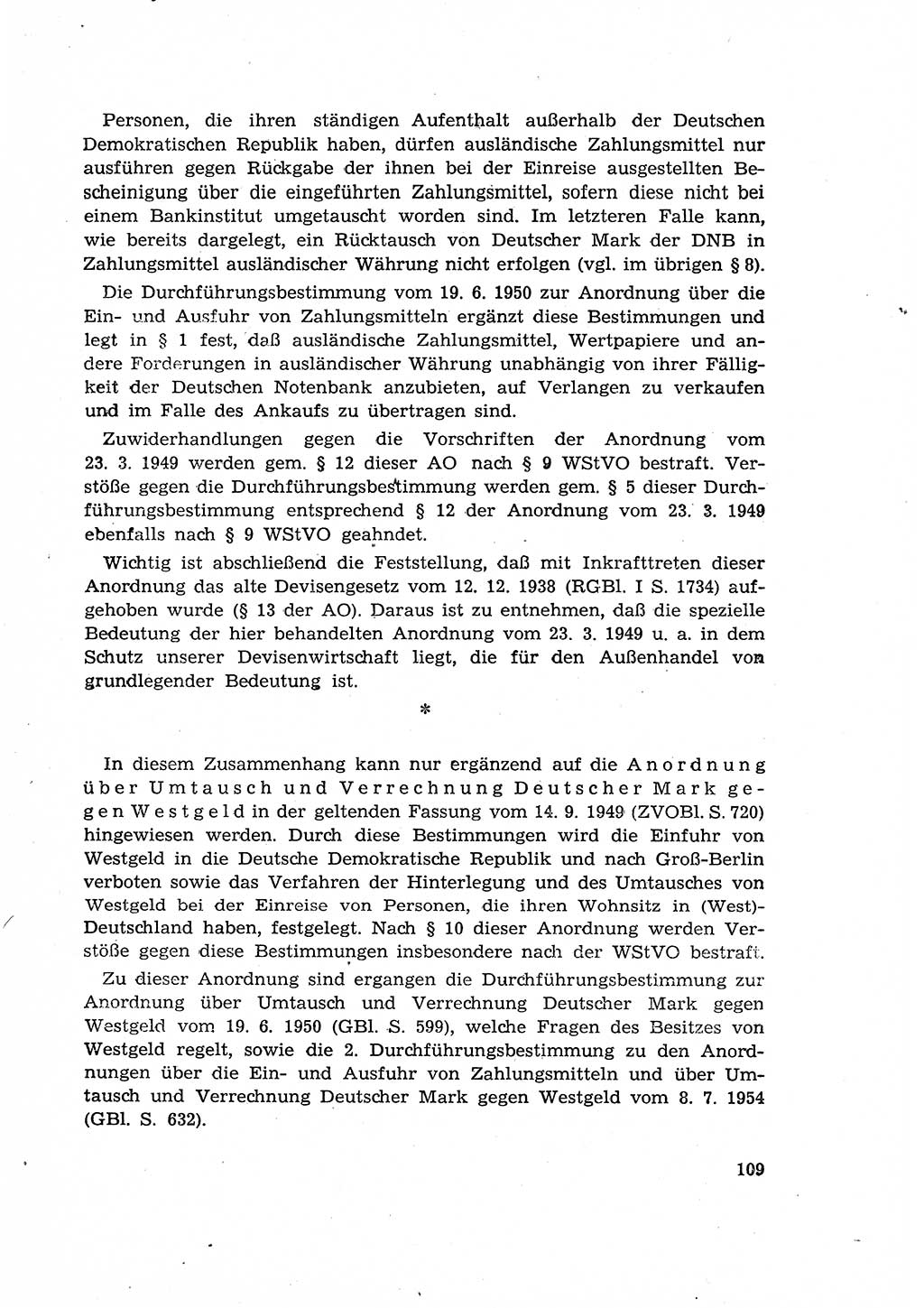 Materialien zum Strafrecht, Besonderer Teil [Deutsche Demokratische Republik (DDR)] 1955, Seite 109 (Mat. Strafr. BT DDR 1955, S. 109)