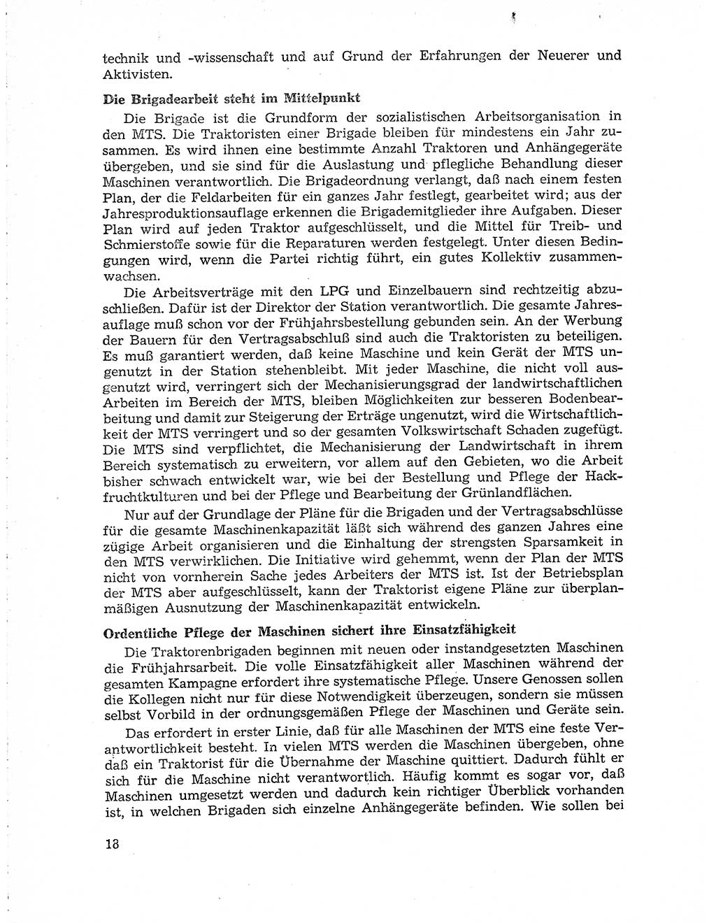 Neuer Weg (NW), Organ des Zentralkomitees (ZK) der SED (Sozialistische Einheitspartei Deutschlands) für Fragen des Parteiaufbaus und des Parteilebens, 10. Jahrgang [Deutsche Demokratische Republik (DDR)] 1955, Seite 18 (NW ZK SED DDR 1955, S. 18)