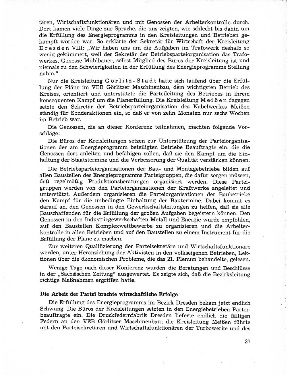 Neuer Weg (NW), Organ des Zentralkomitees (ZK) der SED (Sozialistische Einheitspartei Deutschlands) für Fragen des Parteiaufbaus und des Parteilebens, 10. Jahrgang [Deutsche Demokratische Republik (DDR)] 1955, Seite 37 (NW ZK SED DDR 1955, S. 37)